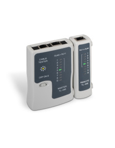 AISENS A142-0312 comprobador de cables de red Comprobador de cables UTP/STP Gris