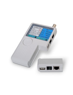 AISENS A142-0313 comprobador de cables de red Comprobador de cables UTP/STP Gris