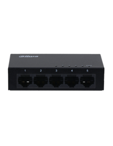 Dahua Technology DH-SG1005 switch No administrado L2 Gigabit Ethernet (10/100/1000) Negro