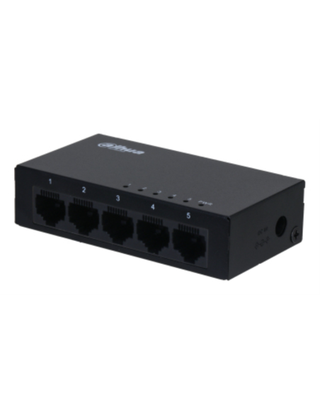 Dahua Technology DH-SG1005 switch No administrado L2 Gigabit Ethernet (10/100/1000) Negro