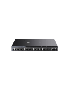 TP-Link Omada SG6654XHP switch Gestionado L3 Gigabit Ethernet (10/100/1000) Energía sobre Ethernet (PoE) 1U Negro 2