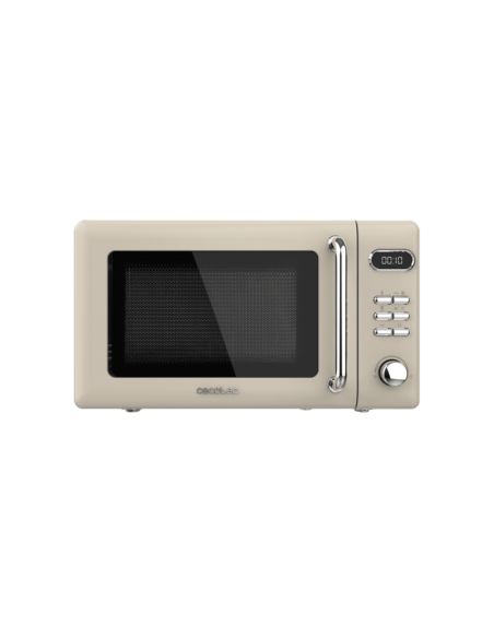 Cecotec 01714 microondas Beige Microondas con grill Encimera 20 L 700 W