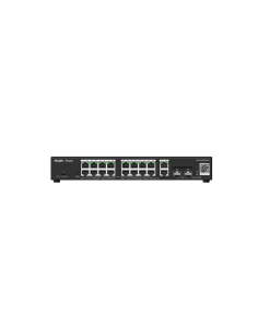 Ruijie Networks RG-ES220GS-P switch Gestionado L2 Gigabit Ethernet (10/100/1000) Energía sobre Ethernet (PoE) Negro