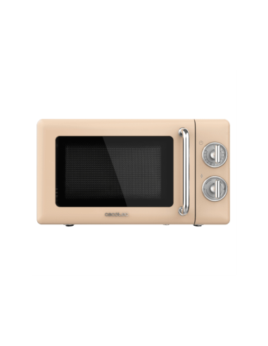 Cecotec 01704 microondas Beige Solo microondas Encimera 20 L 700 W