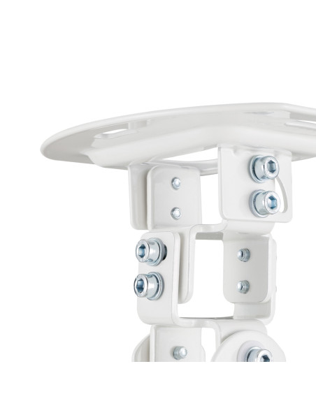 AISENS Soporte Universal Giratorio, Inclinable de Techo para Proyector 13.5Kg, Blanco
