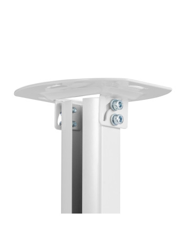 AISENS Soporte Universal Giratorio, Inclinable y Extensible de Techo para Proyector 13.5Kg, Blanco