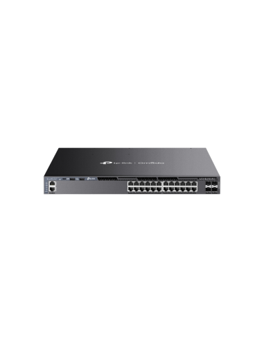 TP-Link Omada SG6428XHP switch Gestionado L3 Gigabit Ethernet (10/100/1000) Energía sobre Ethernet (PoE) 1U Negro