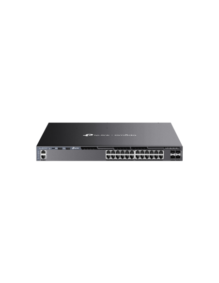 TP-Link Omada SG6428XHP switch Gestionado L3 Gigabit Ethernet (10/100/1000) Energía sobre Ethernet (PoE) 1U Negro
