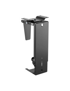 AISENS Soporte Giratorio y Altura Personalizable para CPU por Debajo de Escritorio con Mango de Bloqueo Fácil 2