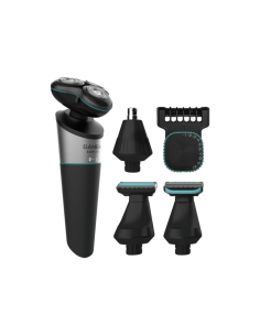 Cecotec Bamba PrecisionCare Máquina de afeitar de rotación Recortadora Negro, Gris, Turquesa