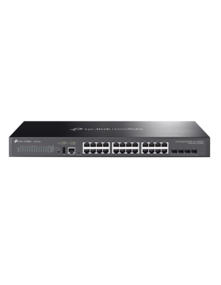 TP-Link Omada SG5428X switch Gestionado L3 Gigabit Ethernet (10/100/1000) Negro