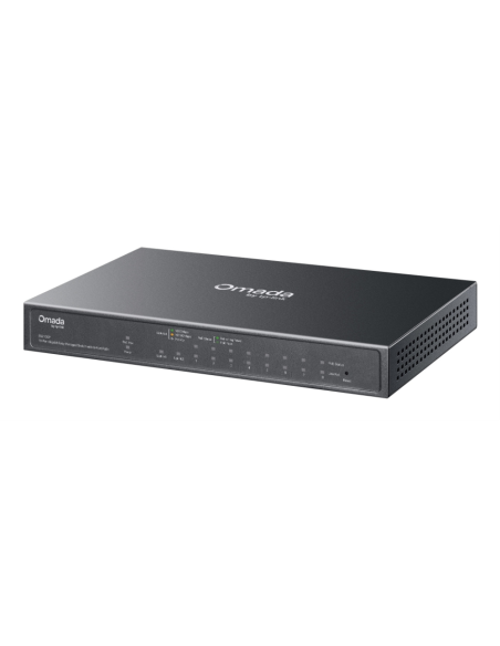 TP-Link Omada ES210GP switch Gestionado L2 Gigabit Ethernet (10/100/1000) Energía sobre Ethernet (PoE) DIN rail Negro
