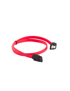 Lanberg CA-SASA-13CU-0050-R cable de SATA 0,5 m SATA 7-pin Rojo