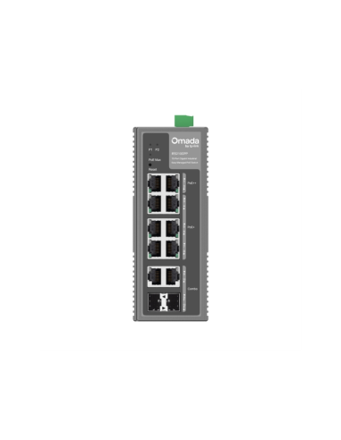 TP-Link Omada IES210GPP switch Gestionado Gigabit Ethernet (10/100/1000) Energía sobre Ethernet (PoE) DIN rail Gris