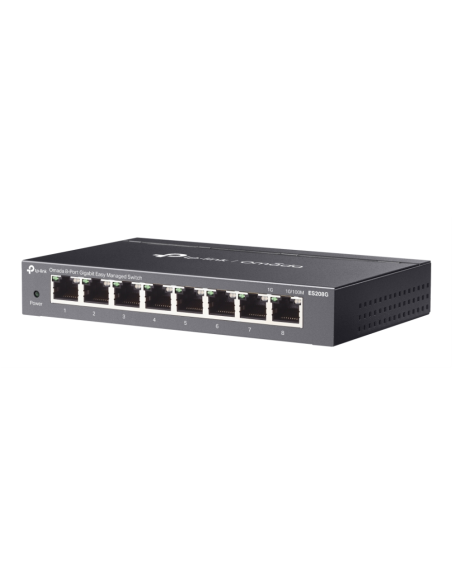 TP-Link Omada ES208G switch Gestionado L2 Gigabit Ethernet (10/100/1000) Negro