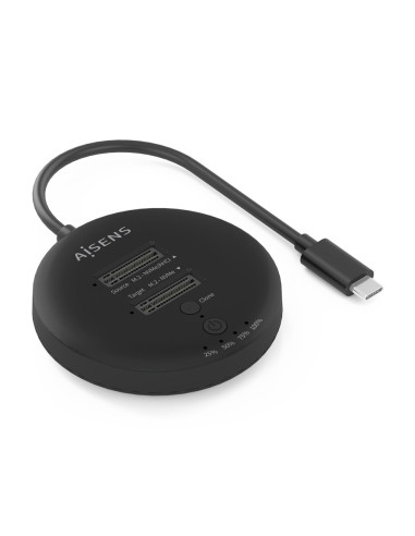 AISENS ASDS-2M2N05-BK base de conexión para disco duro USB 3.2 Gen 2 (3.1 Gen 2) Type-C