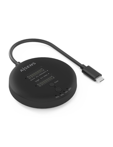 AISENS ASDS-2M2N05-BK base de conexión para disco duro USB 3.2 Gen 2 (3.1 Gen 2) Type-C