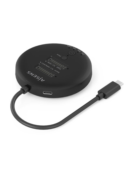AISENS ASDS-2M2N05-BK base de conexión para disco duro USB 3.2 Gen 2 (3.1 Gen 2) Type-C