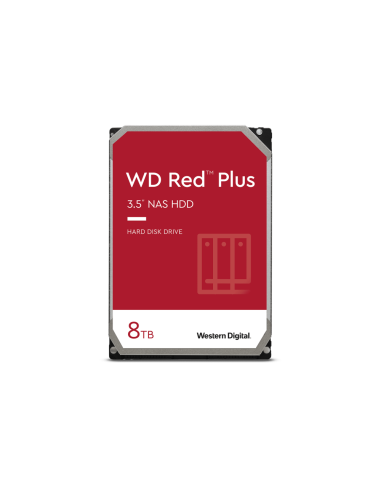 Western Digital Red Plus disco duro interno 8 TB 5640 RPM 128 MB 3.5" Serial ATA III