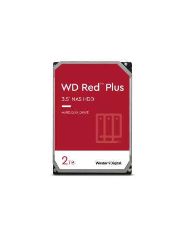 Western Digital Red Plus disco duro interno 2 TB 5400 RPM 64 MB 3.5" SATA