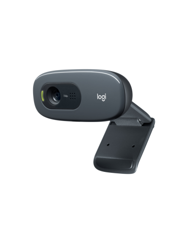 Logitech 960-001063 cámara web 3 MP 1280 x 720 Pixeles USB Gris, Gris Oscuro