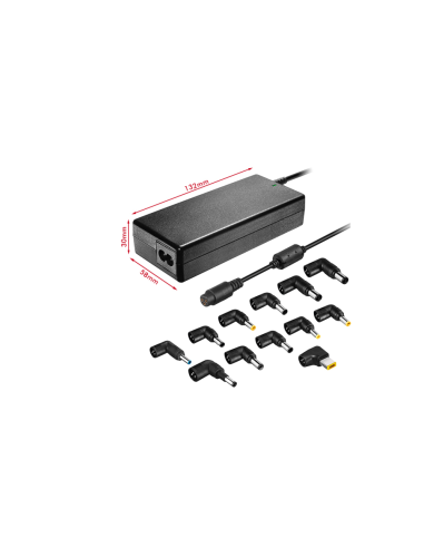 Leotec LENCSHOME06 adaptador e inversor de corriente Interior Negro