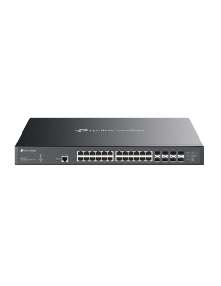 TP-Link Omada SX3832MPP switch Gestionado L2+ 10G Ethernet (100/1000/10000) Energía sobre Ethernet (PoE) DIN rail Negro
