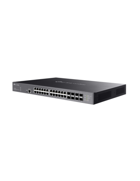 TP-Link Omada SX3832MPP switch Gestionado L2+ 10G Ethernet (100/1000/10000) Energía sobre Ethernet (PoE) DIN rail Negro