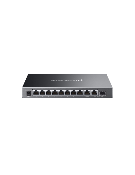 TP-Link Omada ES210GMP switch Gestionado Gigabit Ethernet (10/100/1000) Energía sobre Ethernet (PoE) Negro