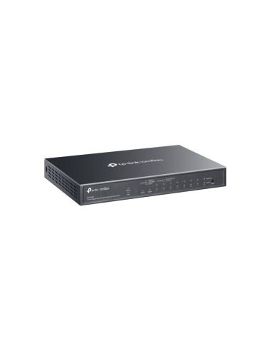 TP-Link Omada ES210GMP switch Gestionado Gigabit Ethernet (10/100/1000) Energía sobre Ethernet (PoE) Negro