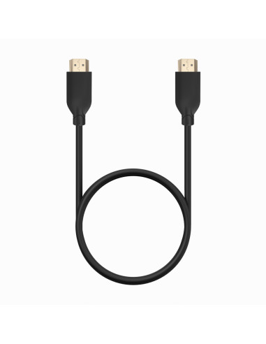 AISENS Cable HDMI V2.0 CCS Premium Alta Velocidad / Hec 4K@60Hz 18Gbps, A/M-A/M, Negro, 0.5m