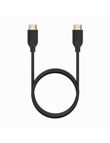 AISENS Cable HDMI V2.0 CCS Premium Alta Velocidad / Hec 4K@60Hz 18Gbps, A/M-A/M, Negro, 1.0m