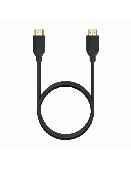 AISENS Cable HDMI V2.0 CCS Premium Alta Velocidad / Hec 4K@60Hz 18Gbps, A/M-A/M, Negro, 1.0m