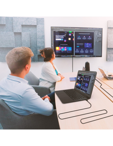 AISENS Cable HDMI V2.0 CCS Premium Alta Velocidad / Hec 4K@60Hz 18Gbps, A/M-A/M, Negro, 5.0m