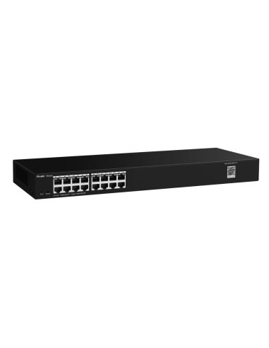 Ruijie Networks RG-ES200 Gestionado L2 Gigabit Ethernet (10/100/1000) Montaje en pared/escritorio Negro