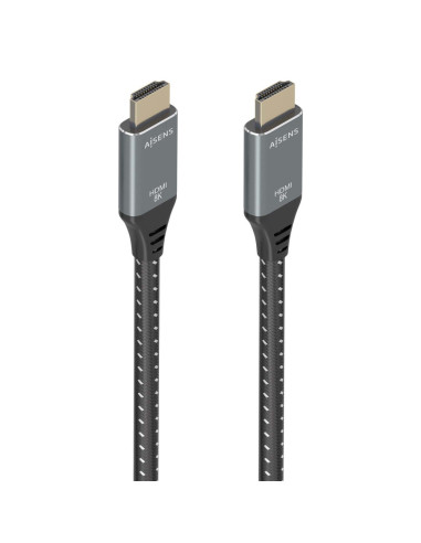 AISENS A150-0876 cable HDMI 5 m HDMI tipo A (Estándar) Negro, Gris