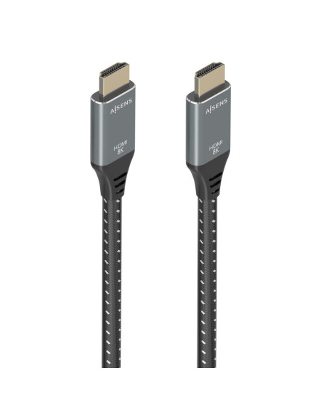 AISENS A150-0877 cable HDMI 7 m HDMI tipo A (Estándar) Negro, Gris