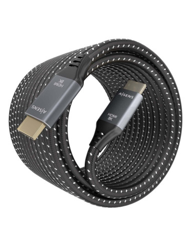 AISENS A150-0877 cable HDMI 7 m HDMI tipo A (Estándar) Negro, Gris