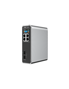 Ruijie Networks RG-NIS2100 Gestionado L2 Gigabit Ethernet (10/100/1000) Energía sobre Ethernet (PoE) Negro, Acero inoxidable