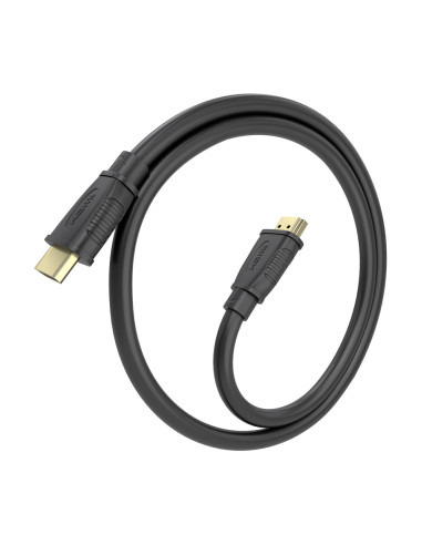 AISENS Cable HDMI V2.1 CCS Ultra Alta Velocidad / HEC 8K@60Hz 48Gbps, A/M-A/M, Negro, 0.5m