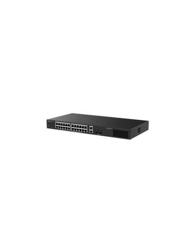 Ruijie Networks RG-ES228GS-LP switch Gestionado L2 Gigabit Ethernet (10/100/1000) Energía sobre Ethernet (PoE) Escritorio Negro