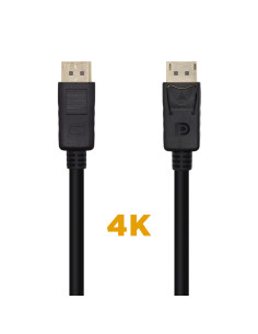 AISENS Cable DisplayPort V1.2 4K@60Hz, DP/M-DP/M, Negro, 1.0m 2