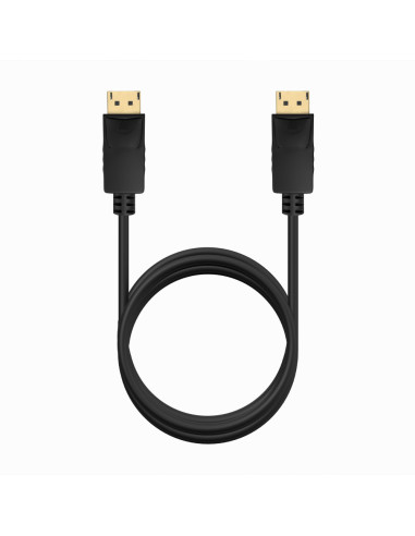 AISENS Cable DISPLAYPORT V1.2 CCS 4K@60Hz, DP/M-DP/M, Negro, 5.0m