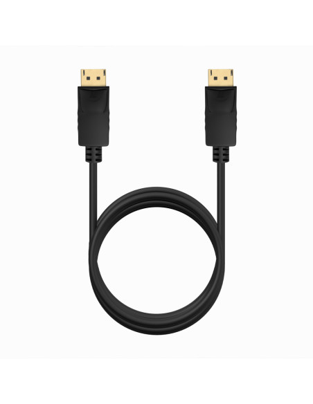 AISENS Cable DISPLAYPORT V1.2 CCS 4K@60Hz, DP/M-DP/M, Negro, 5.0m
