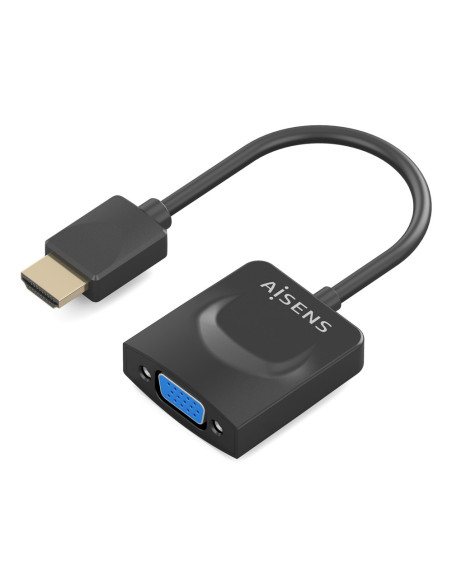 AISENS Conversor HDMI a SVGA, HDMI A/M-SVGA/H, Negro, 15?m