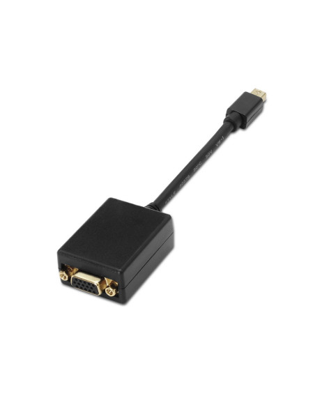 AISENS A125-0135 adaptador de cable de vídeo 0,15 m Mini DisplayPort VGA Negro