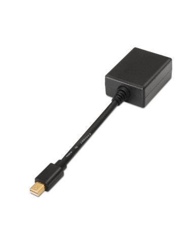 AISENS A125-0135 adaptador de cable de vídeo 0,15 m Mini DisplayPort VGA Negro