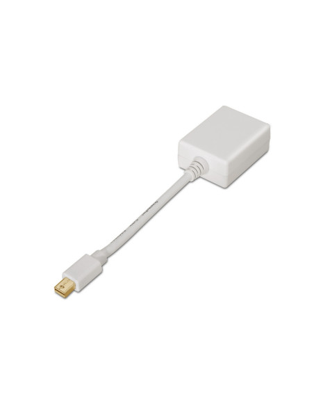 AISENS A125-0136 adaptador de cable de vídeo 0,15 m Mini DisplayPort VGA Blanco