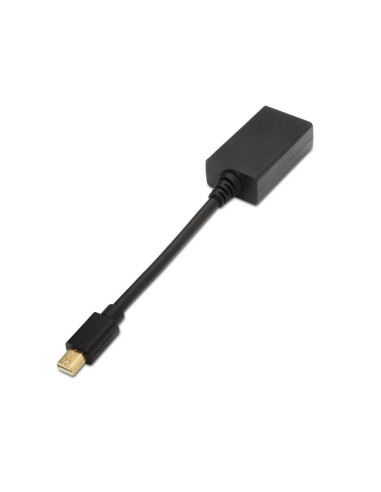 AISENS A125-0137 adaptador de cable de vídeo 0,15 m Mini DisplayPort HDMI Negro