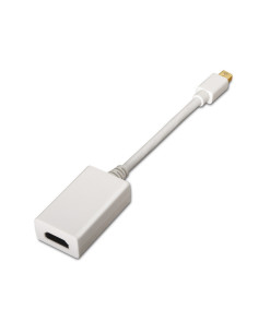 AISENS A125-0138 adaptador de cable de vídeo 0,15 m Mini DisplayPort HDMI Blanco 2